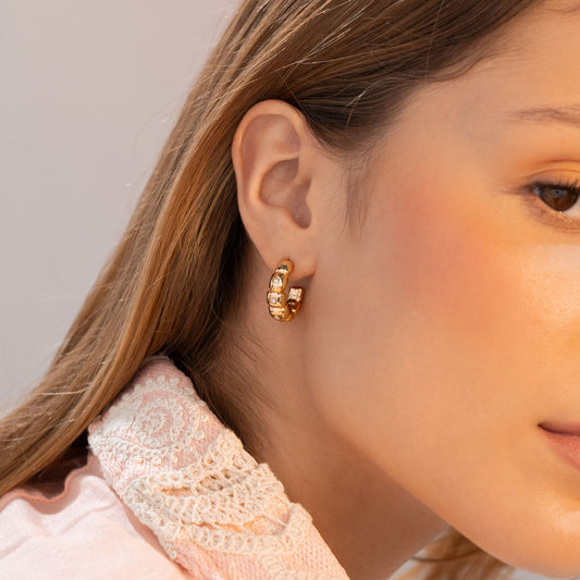 Arete Libelula Cristal