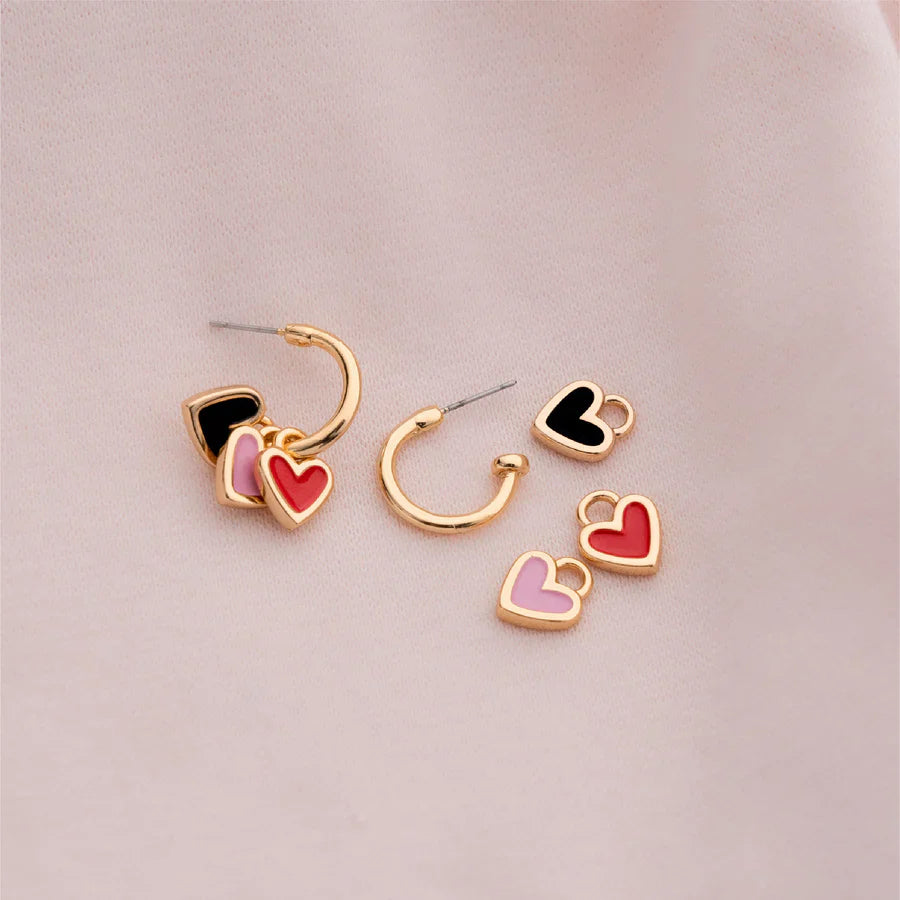 Argollas 4 en 1 Corazones Dreams