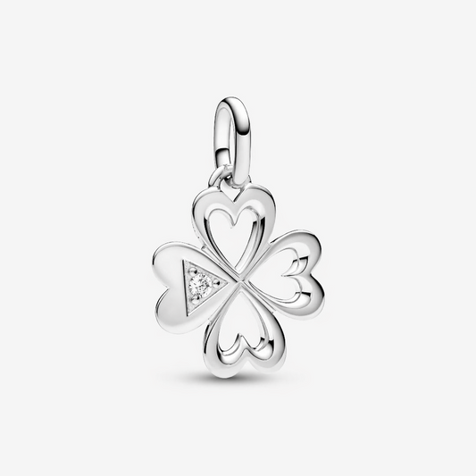 Heart Four-leaf Clover Medallion