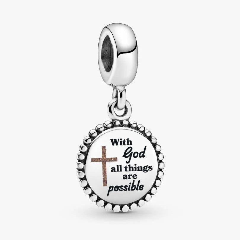 With God all things are possible Dangle
