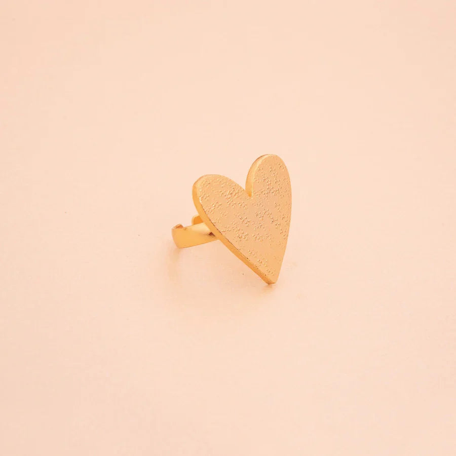 Anillo Corazón Gold