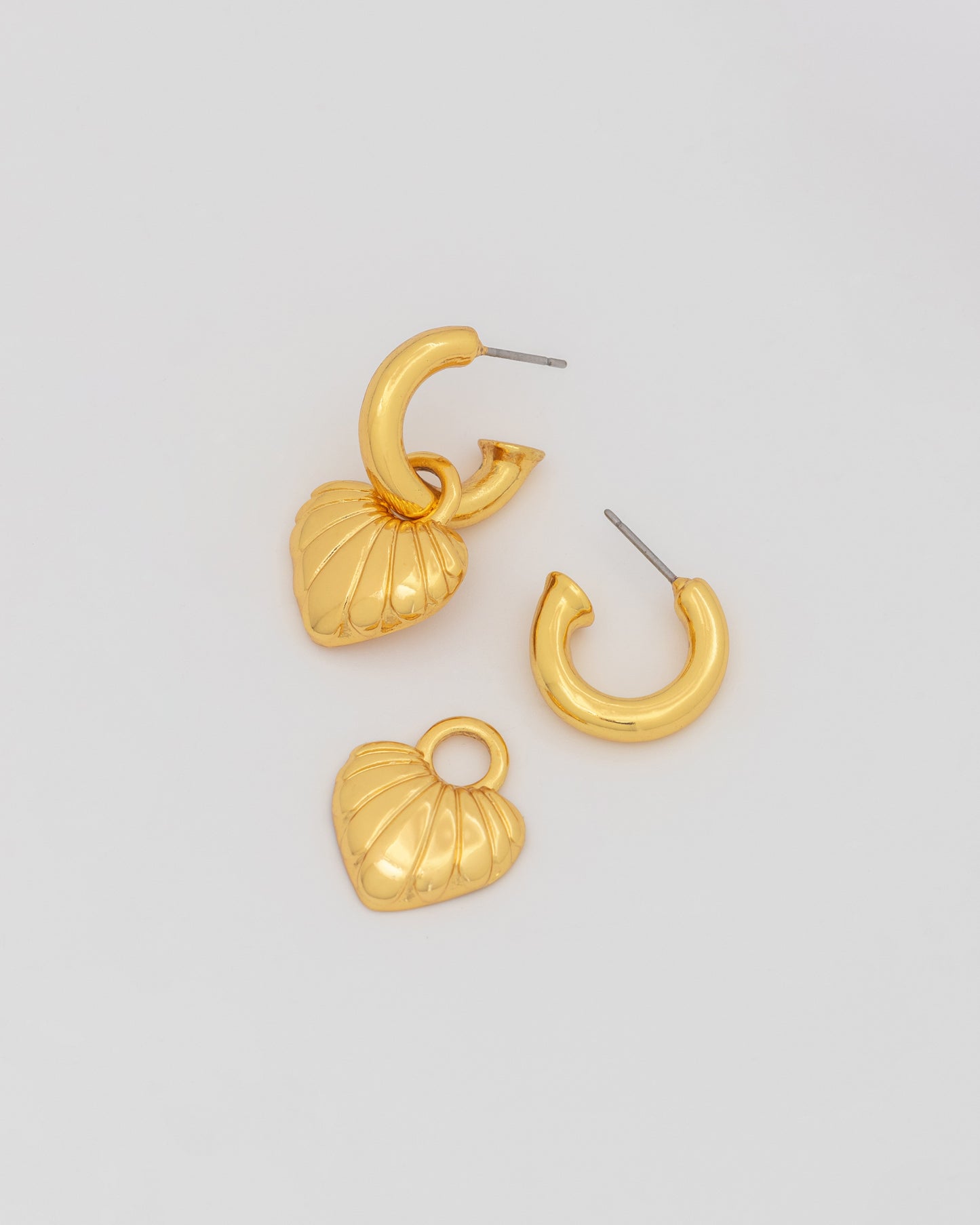 Argollas 2 en 1 Corazón