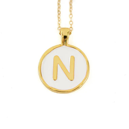 Set Cadenita Letra N + Aretes