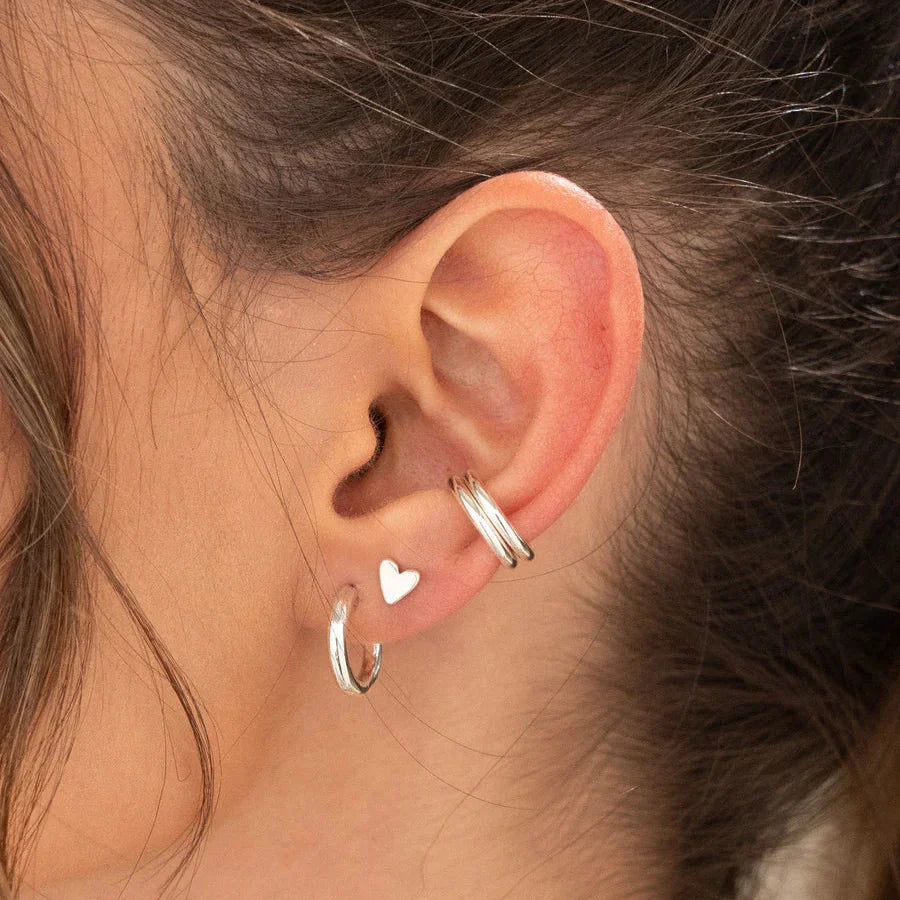 Set Aretes Avm Classic Plata