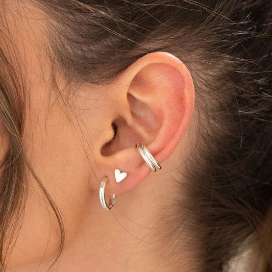 Set Aretes Avm Classic Plata