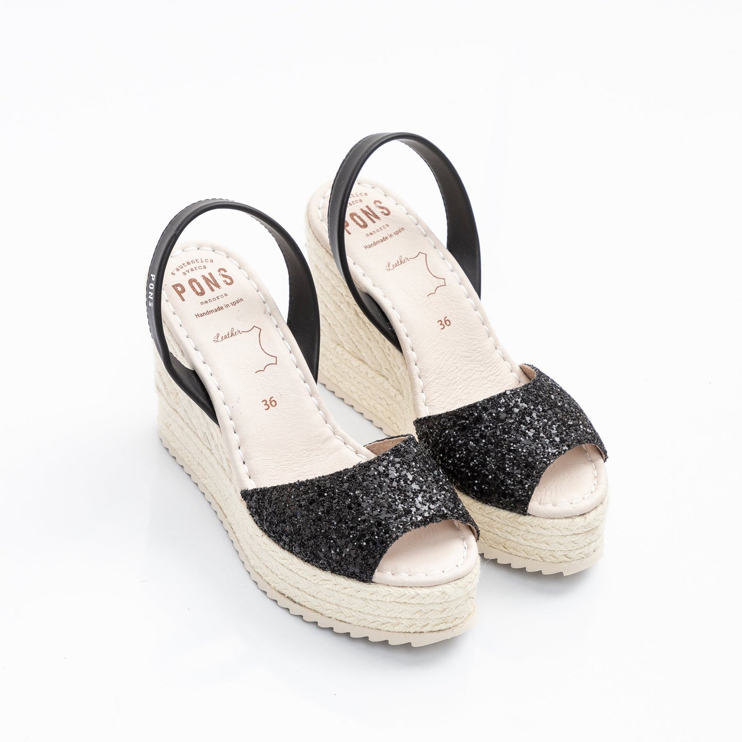 Santa Ana Glitter Negro