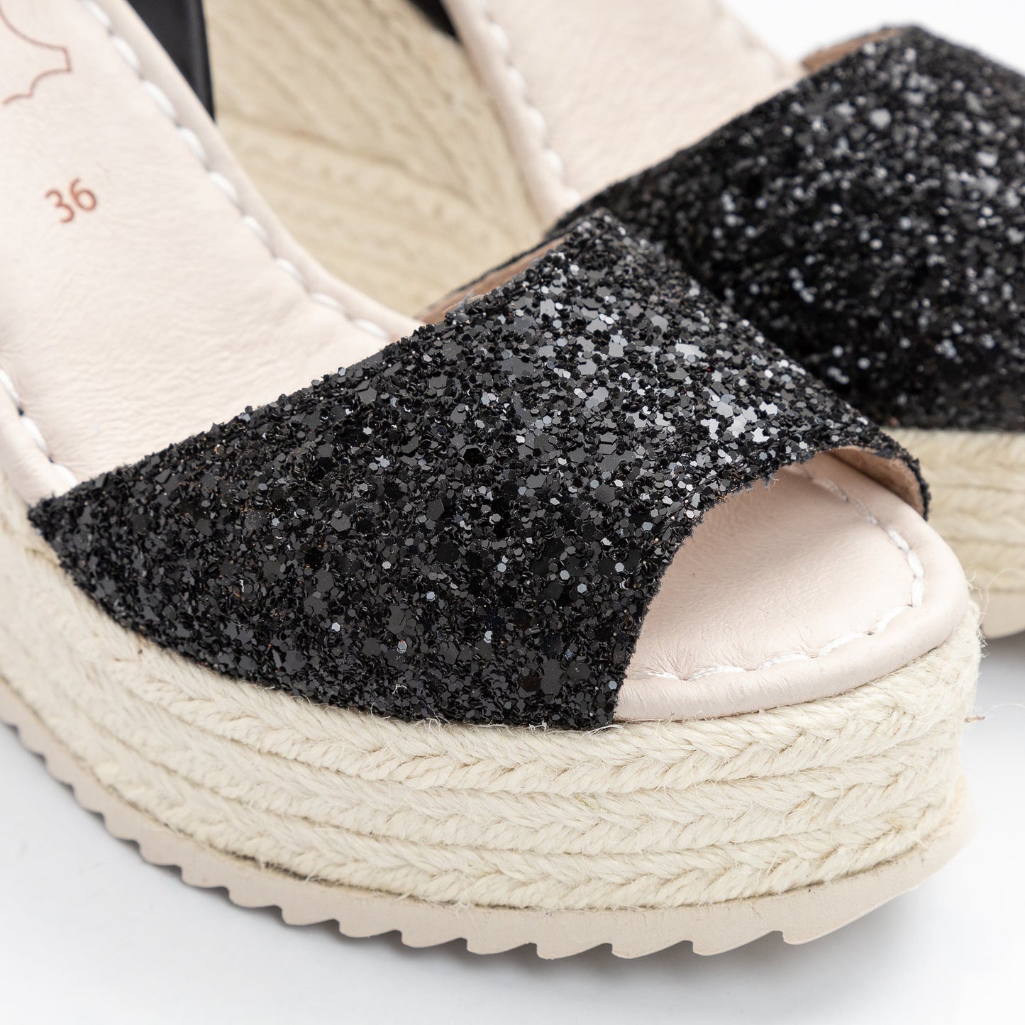 Santa Ana Glitter Negro