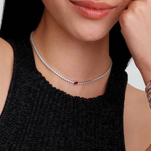 Halo Heart Choker