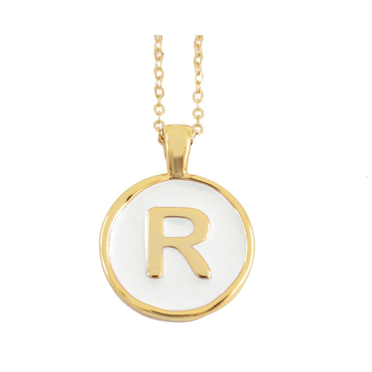 Set Cadenita Letra R + Aretes