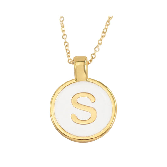 Set Cadenita Letra S + Aretes