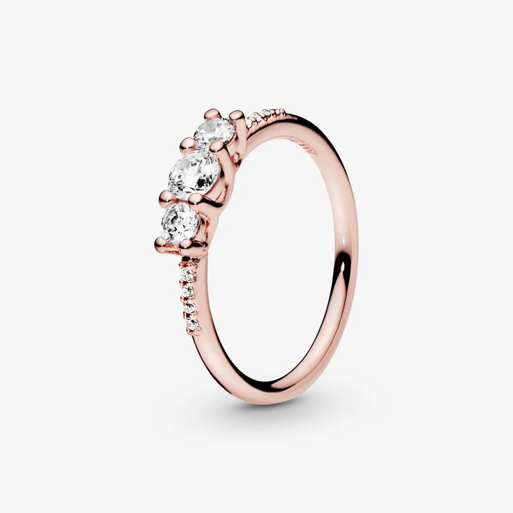 Clear Three Stone