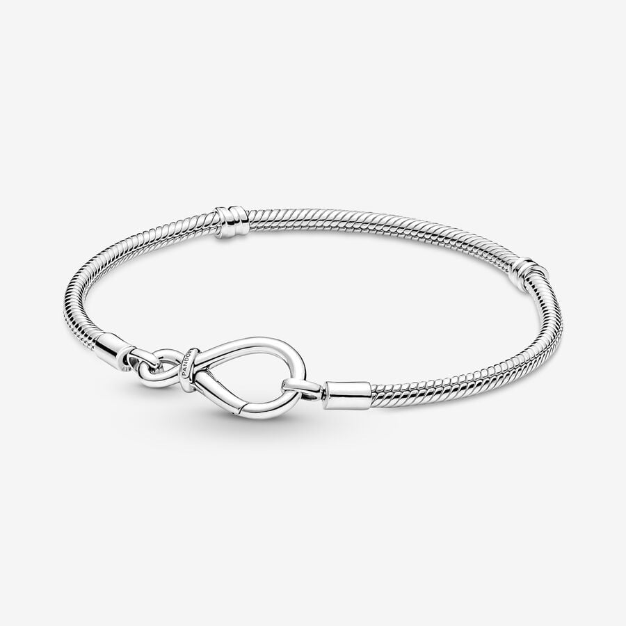Infinity Knot Snake Chain Bracelet