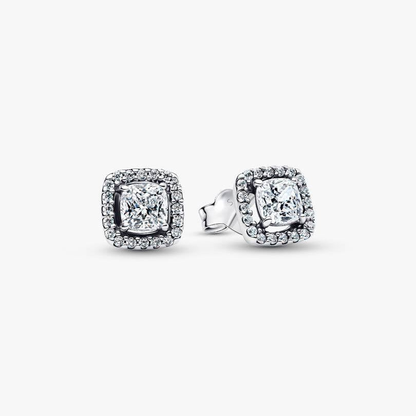 Square Halo Stud