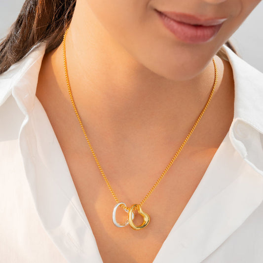 Collar Corazón Amorfo