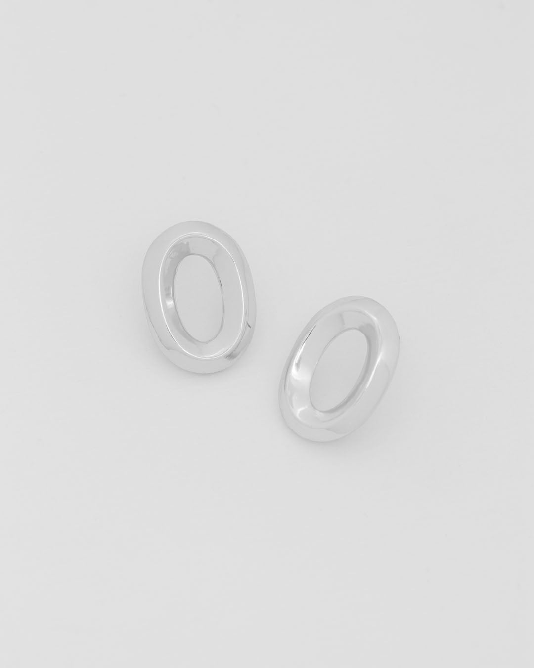 Aretes Maxi Ovalo Plata