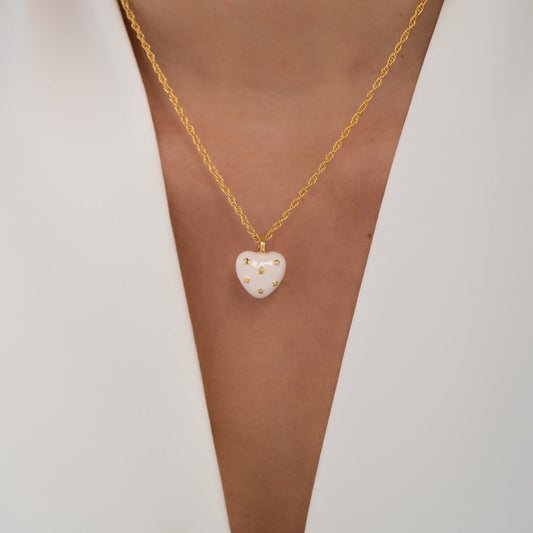 Collar dije Corazón Nude