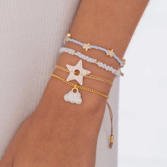 Set X4 Pulseras Estrella Nube