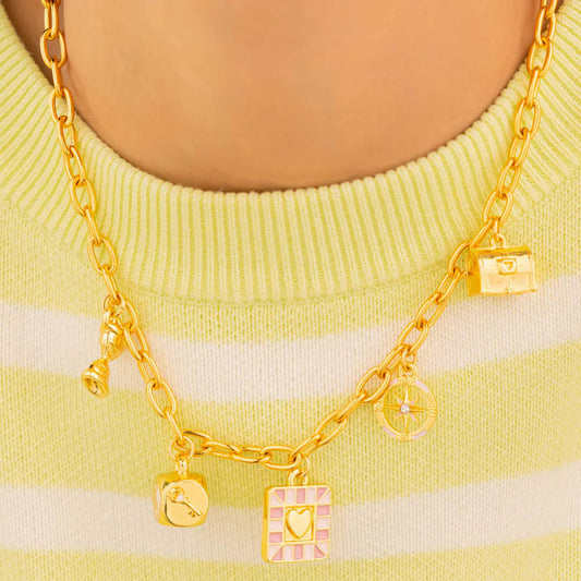 Collar Multicharms Juego De La Vida