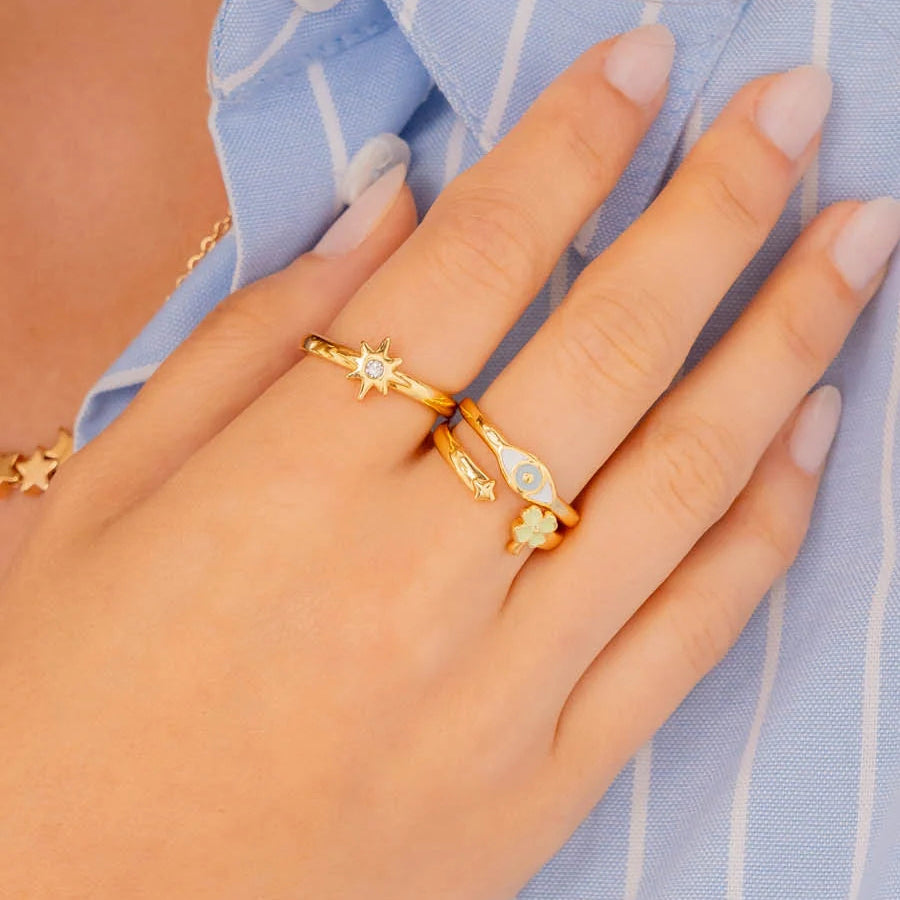 Set x 3 Anillos Fortuna Talla 7
