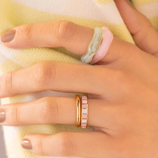 Set X4 Anillos Tablero De Colores