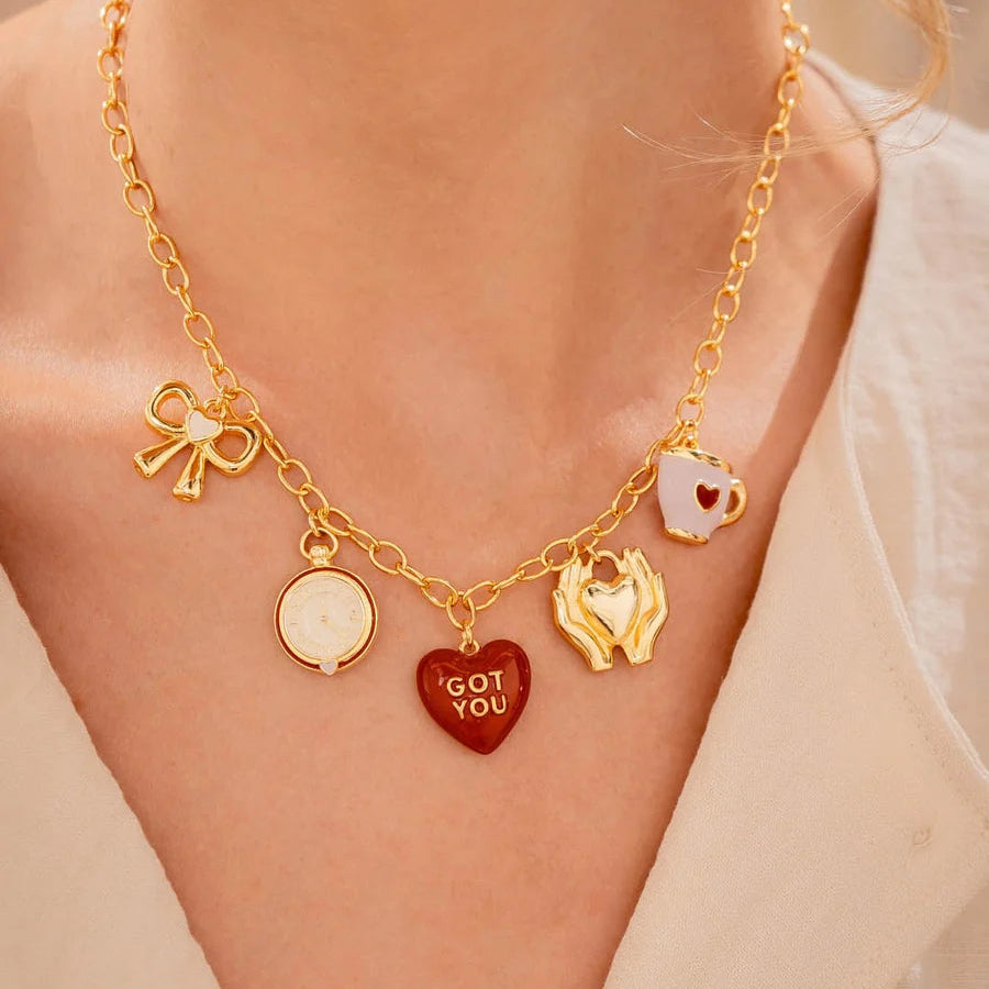 Collar Multicharms Formas del Amor