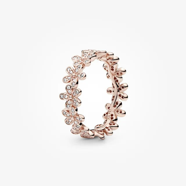 Daisy flower ring rose