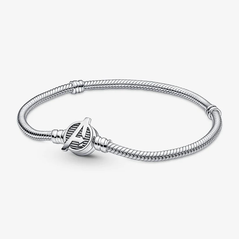 The Avengers Logo Clasp Snake Chain Bracelet