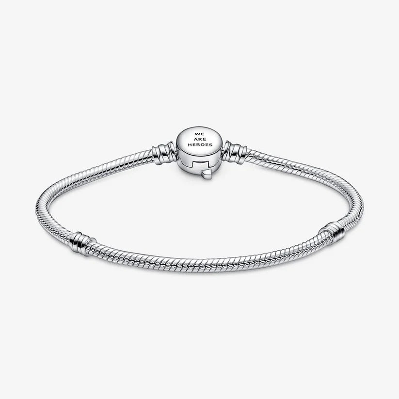 The Avengers Logo Clasp Snake Chain Bracelet
