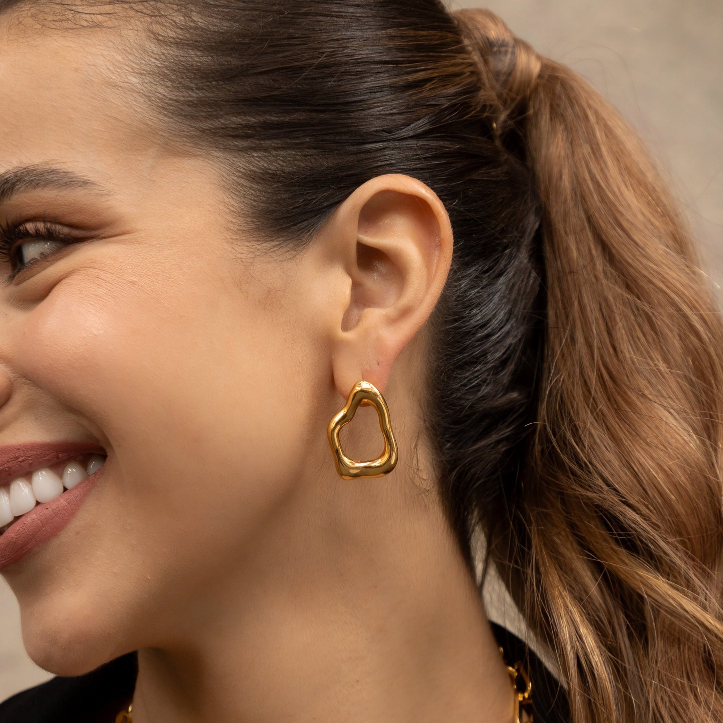 Aretes Silueta Amorfa