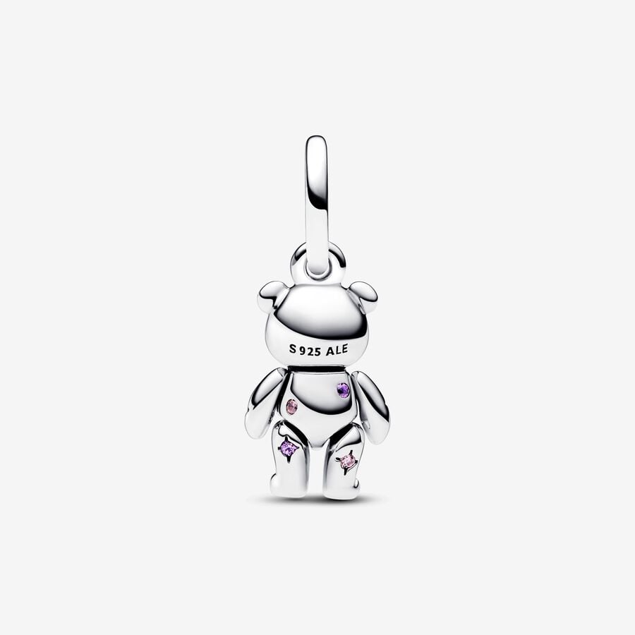 Movable Teddy Bear Dangle - 2