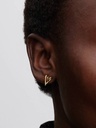 Organically Shaped Heart Stud - 2