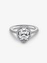 Oval Sparkling Halo Statement 52 - 2
