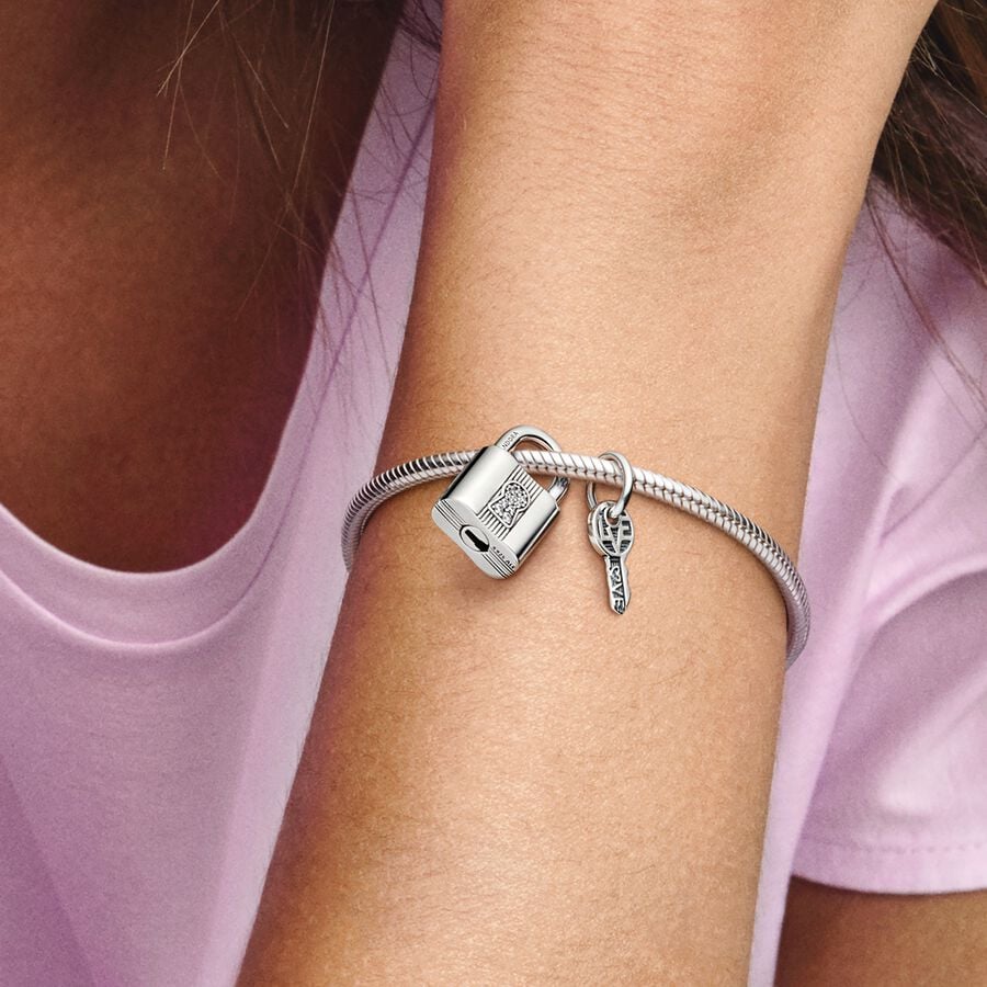 Padlock and Key Dangle - 3