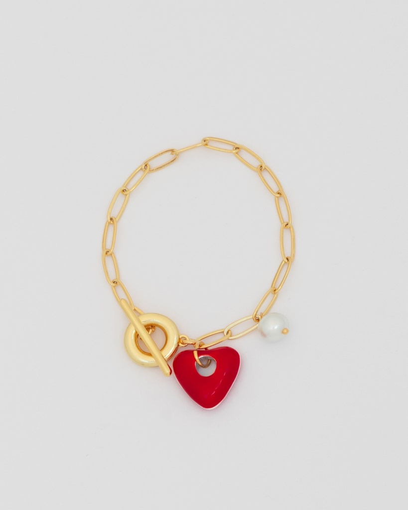Pulsera Corazón Perla - 2