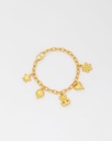 Pulsera Multicharms Figuras Globo Gold - 2