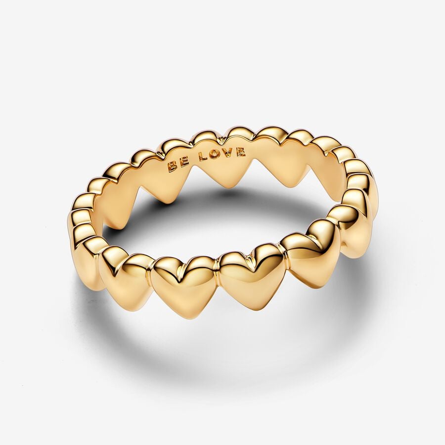 Row of Hearts Gold 56 - 2