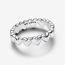 Row of Hearts Silver 56 - 2