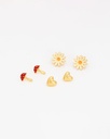 Set X3 Aretes Hongo Margarita - 2