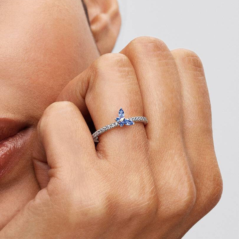 Sparkling Blue Butterfly 52 - 3