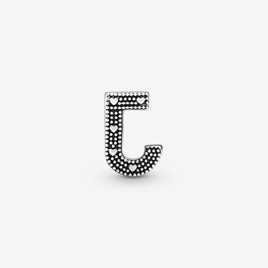 Letter J charm - 2