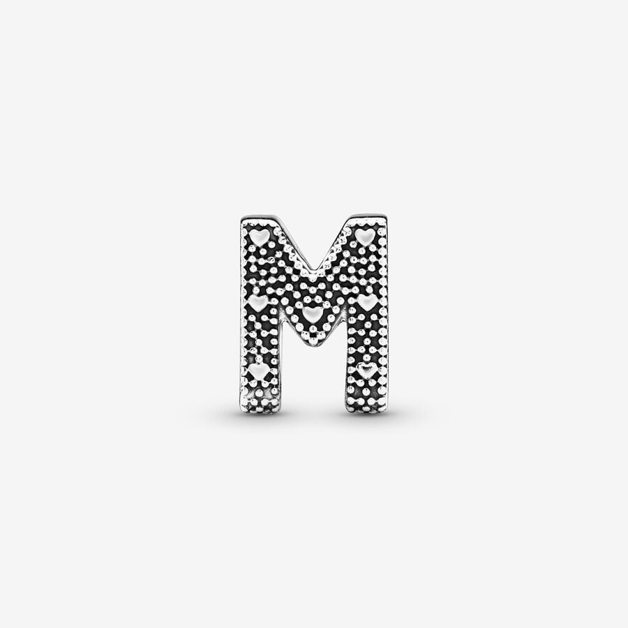 Letter M charm - 2
