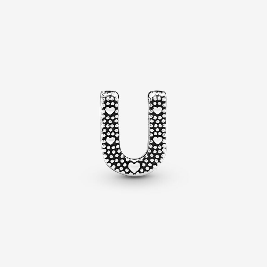 Letter U charm - 2