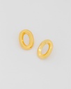 Aretes Maxi Ovalo Dorado - 2