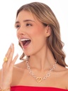 Choker Broche Corazón Silver/Gold - 2