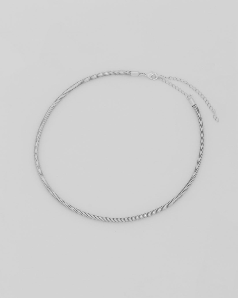 Collar Cadena Snake Plata - 2