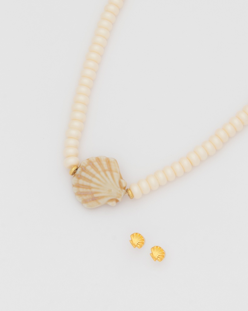 Collar Concha + Aretes - 2