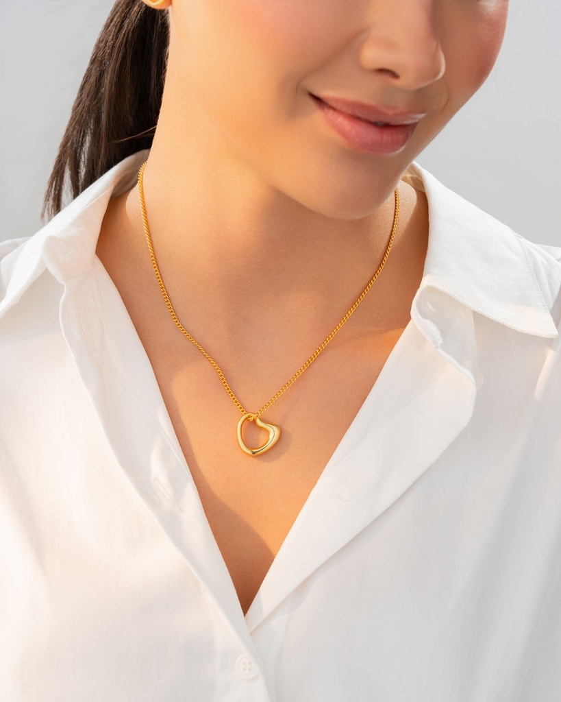 Collar Corazón Amorfo - 3