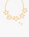 Collar Estrellas Mar + Aretes - 3