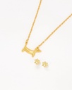Collar Perro + Aretes Huella - 2