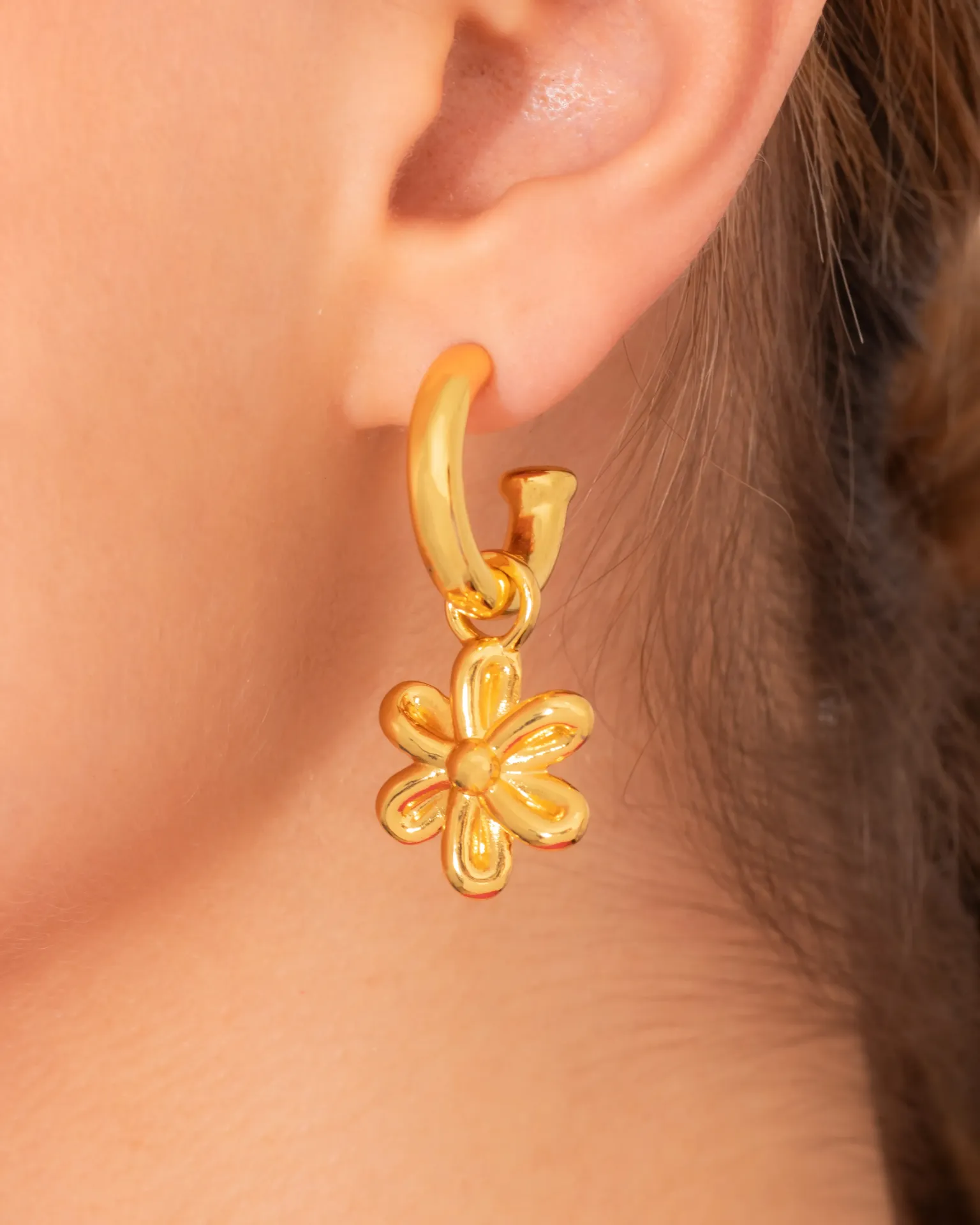 Dijes Maxi Flor Gold